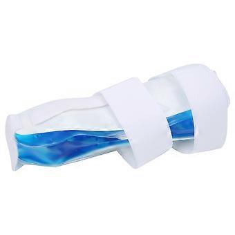 Ankle Support Brace Cooling Gels Sprain Ankle Gel Splint Adjustable Protection StabilizerWhite