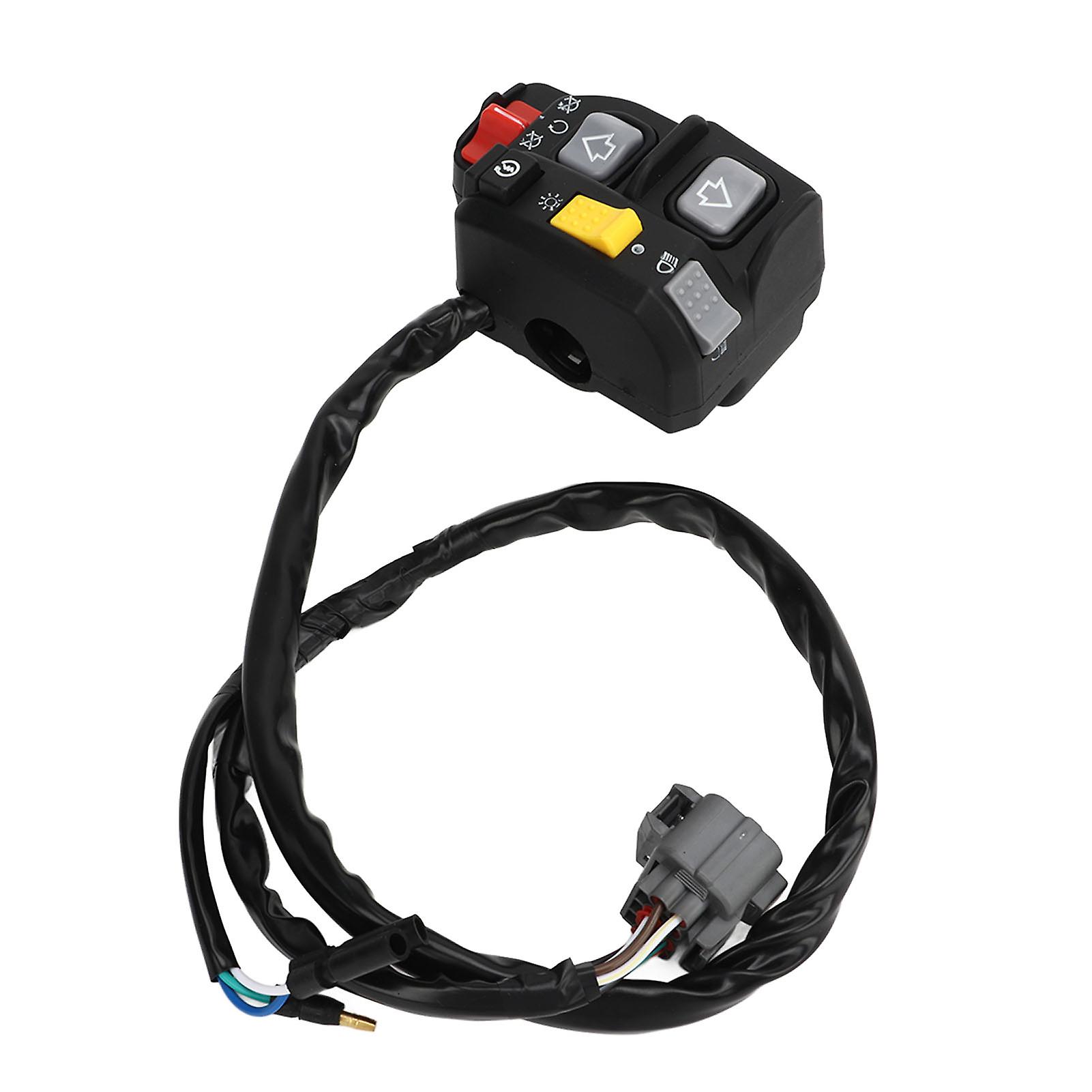 Electric Shifter Switch Assembly Push Button Shift Start Stop Handlebar Switch for TRX250 Recon ES 2002 to 2004 