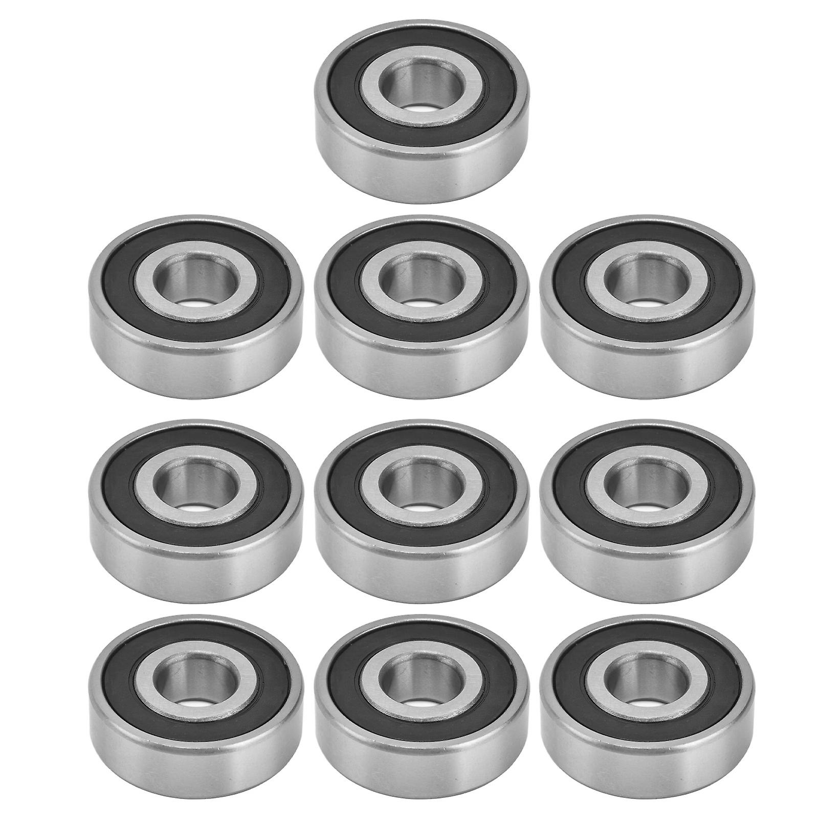 10PCS Rubber Sealed Ball Bearing Radial Mini Deep Groove Bearings for Linear Motion Devices6304