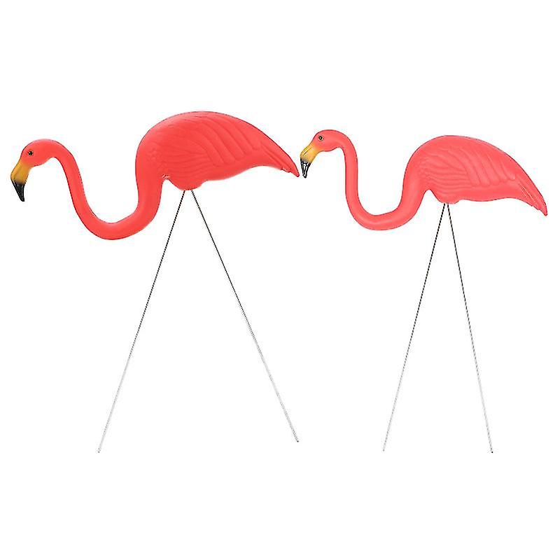 2pcs Flamingos Ornament