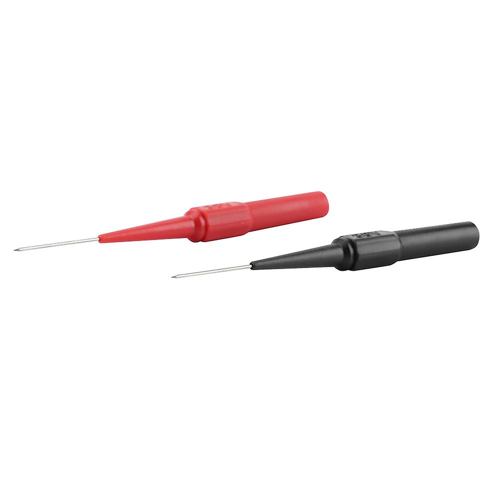 1 Pair Insulation Piercing Test Probes 79mm Red & Black Needles