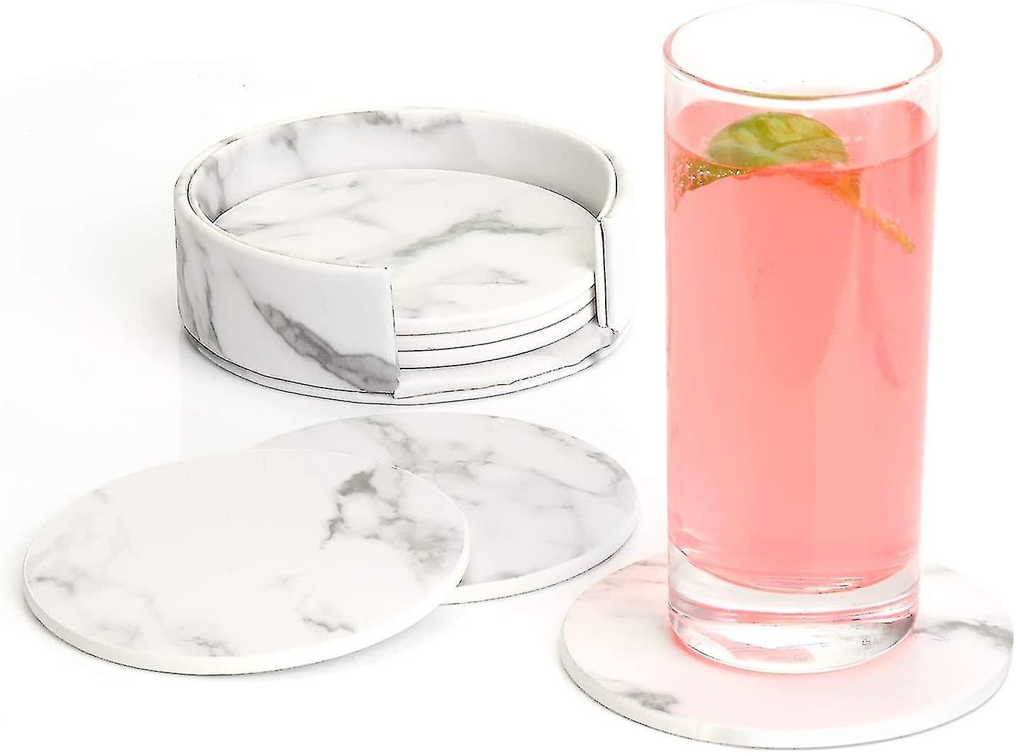 Leather Glass Coasters