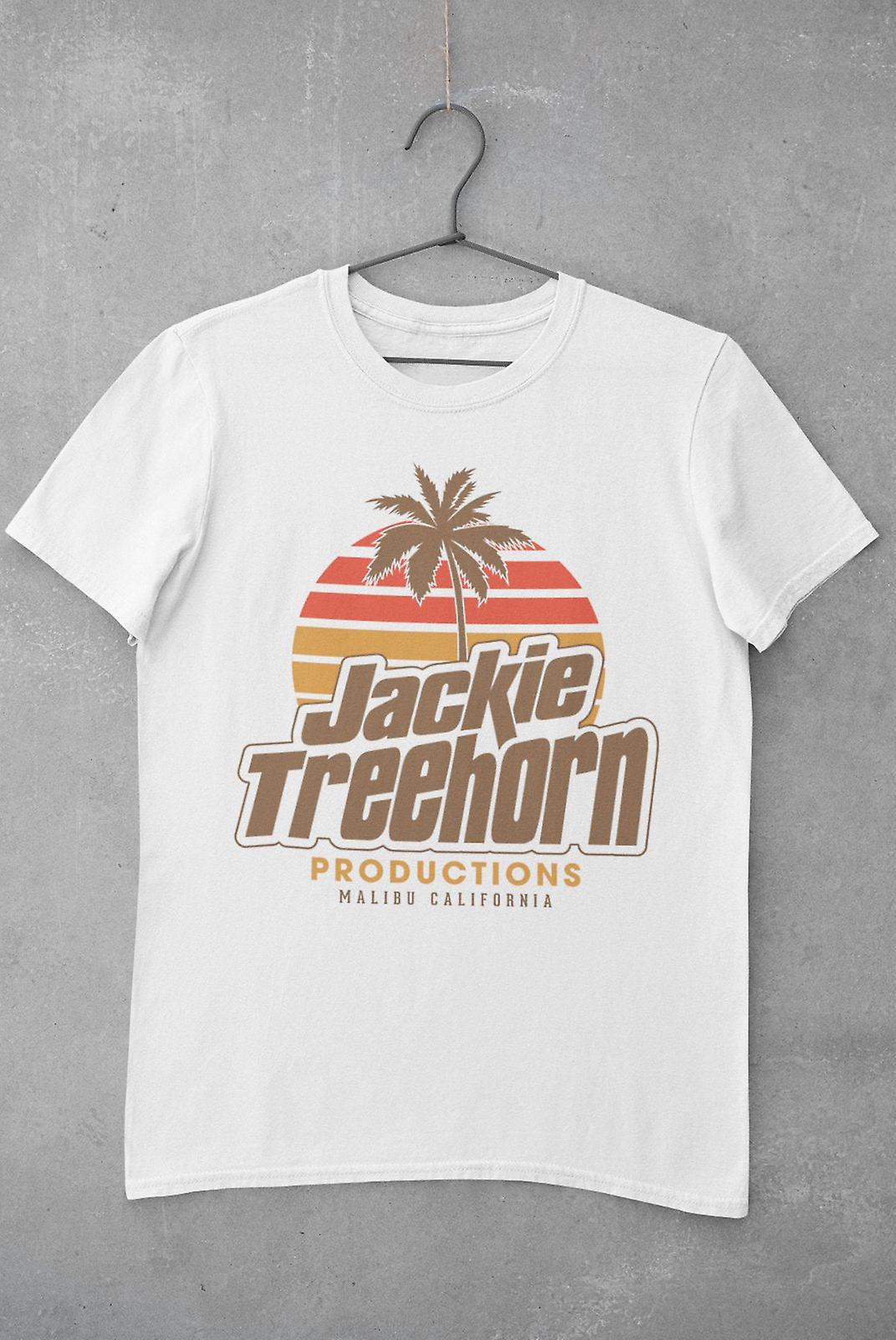Retro Movie T Shirt Jackie Treehorn Productions Lebowski Big The Cult Classic