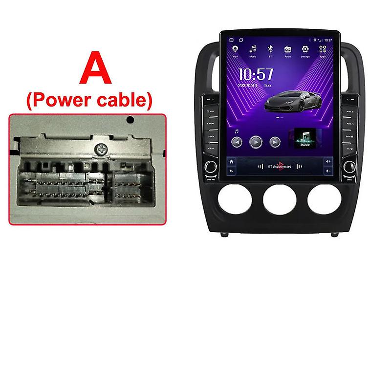 Android For Dodge Caliber 2009 2010 2011 Tesla Type Multimedia Stereo Car DVD Player Navigation GPS
