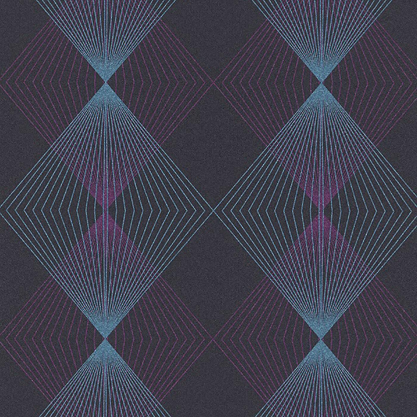 Erismann Mavi Mor Siyah Elmas