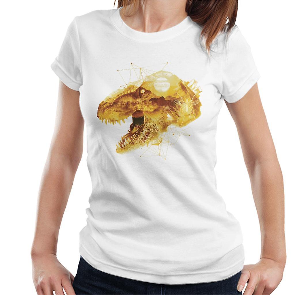 Jurassic Park T Rex Character Head Women's T-Shirt