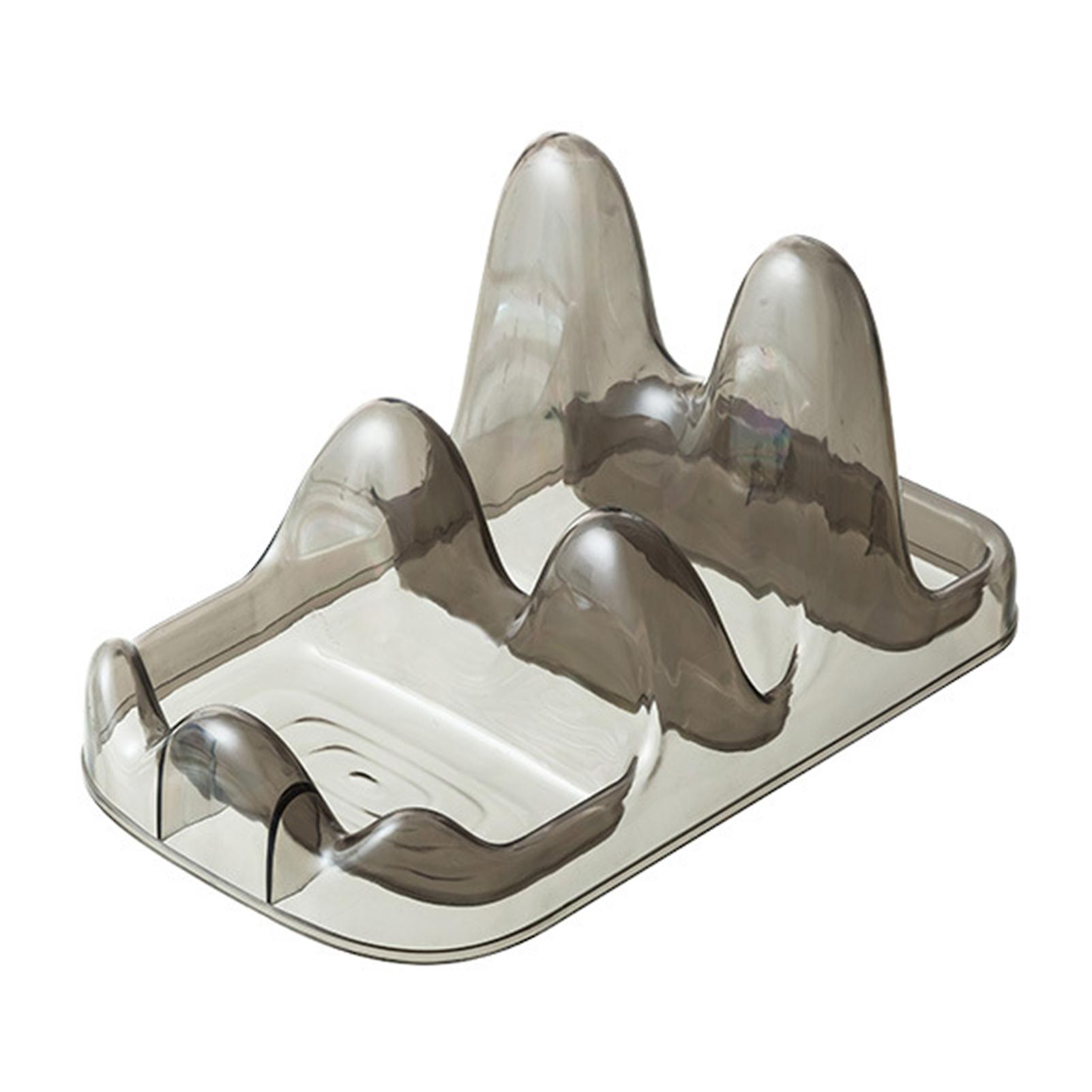 Space-Saving Spoon Pot Lid Holder Multi-Functional Non-Slip Organiser for Home Kitchen Use