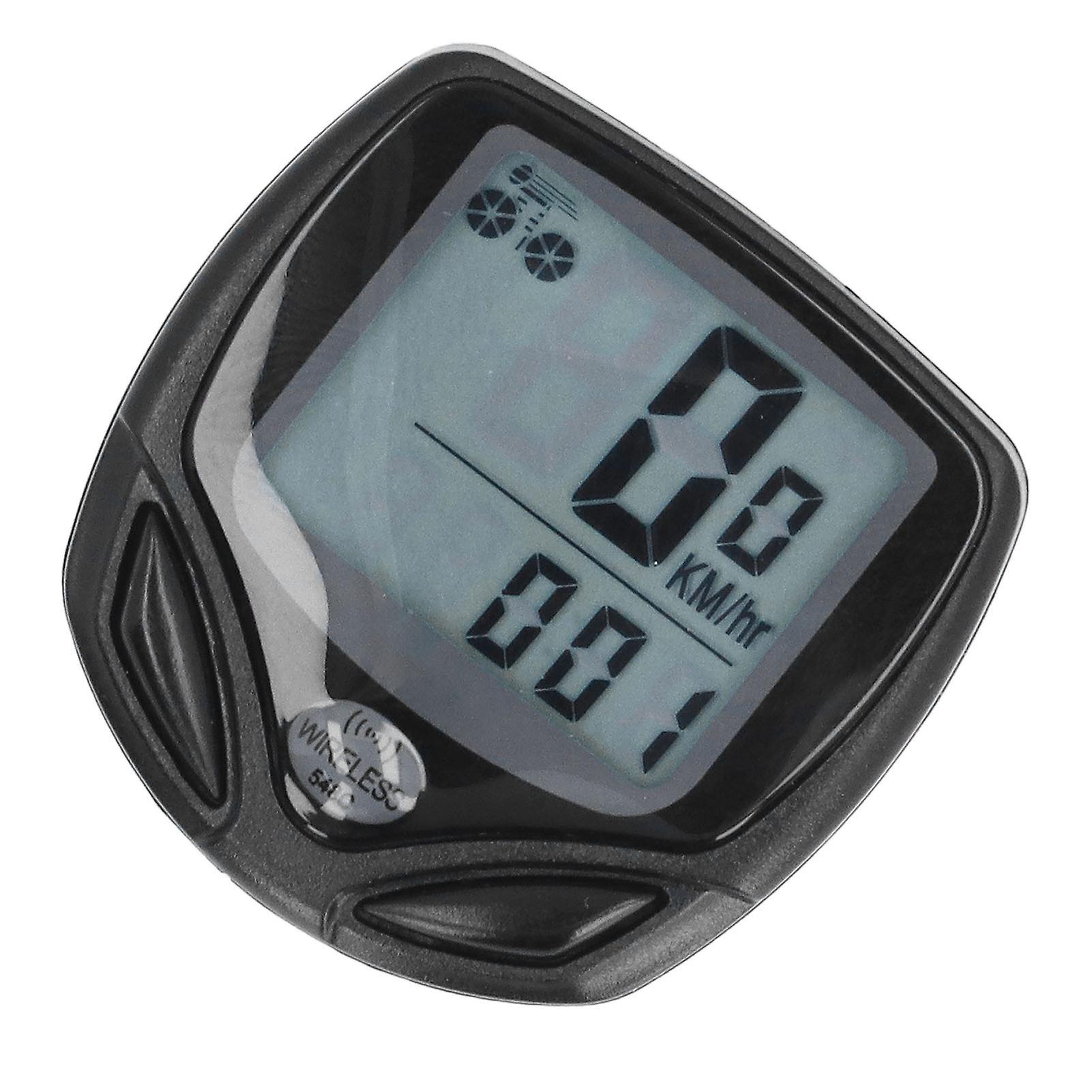 Bike Computer LCD Backlit Display Waterproof Wireless Cycling Speedometer Odometer 