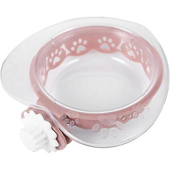 Pet Food Container Hund og kat vandskål Pet feeder med hængende og hængende skåle Hvalp spiser feeder
