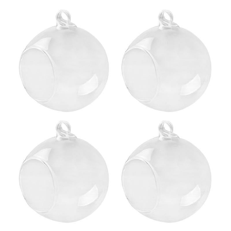 4pcs Glaskugel Vase