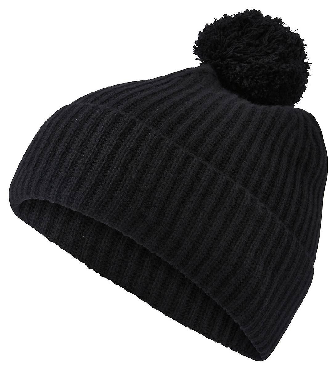 Falke Cashmere Pom-Pom Beanie - Black