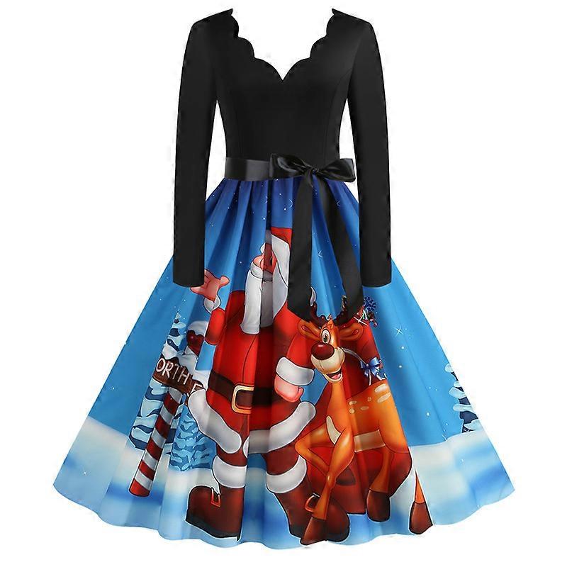 white christmas dresses Gingerbread Friends Skater Dress XL main image 1
