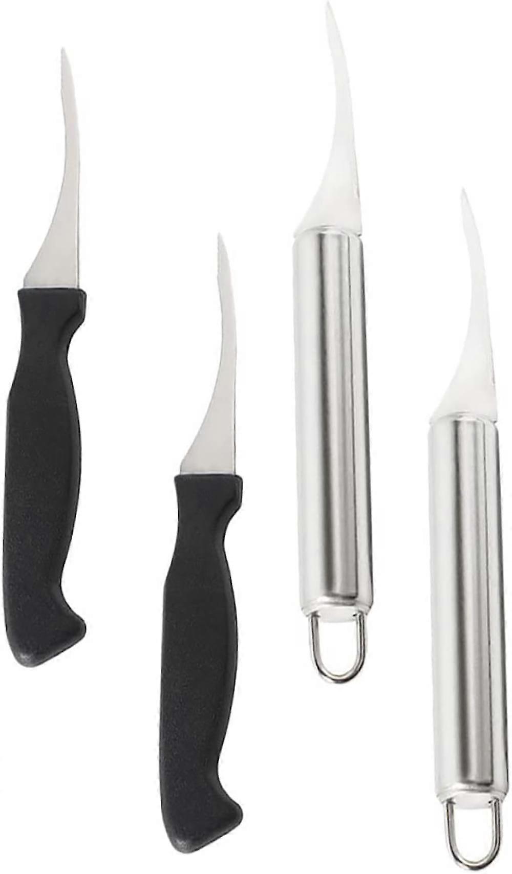 4 Pieces Shrimp Line Cutter Household Tools Shrimp Line Tool Shrimp Line Cleaner