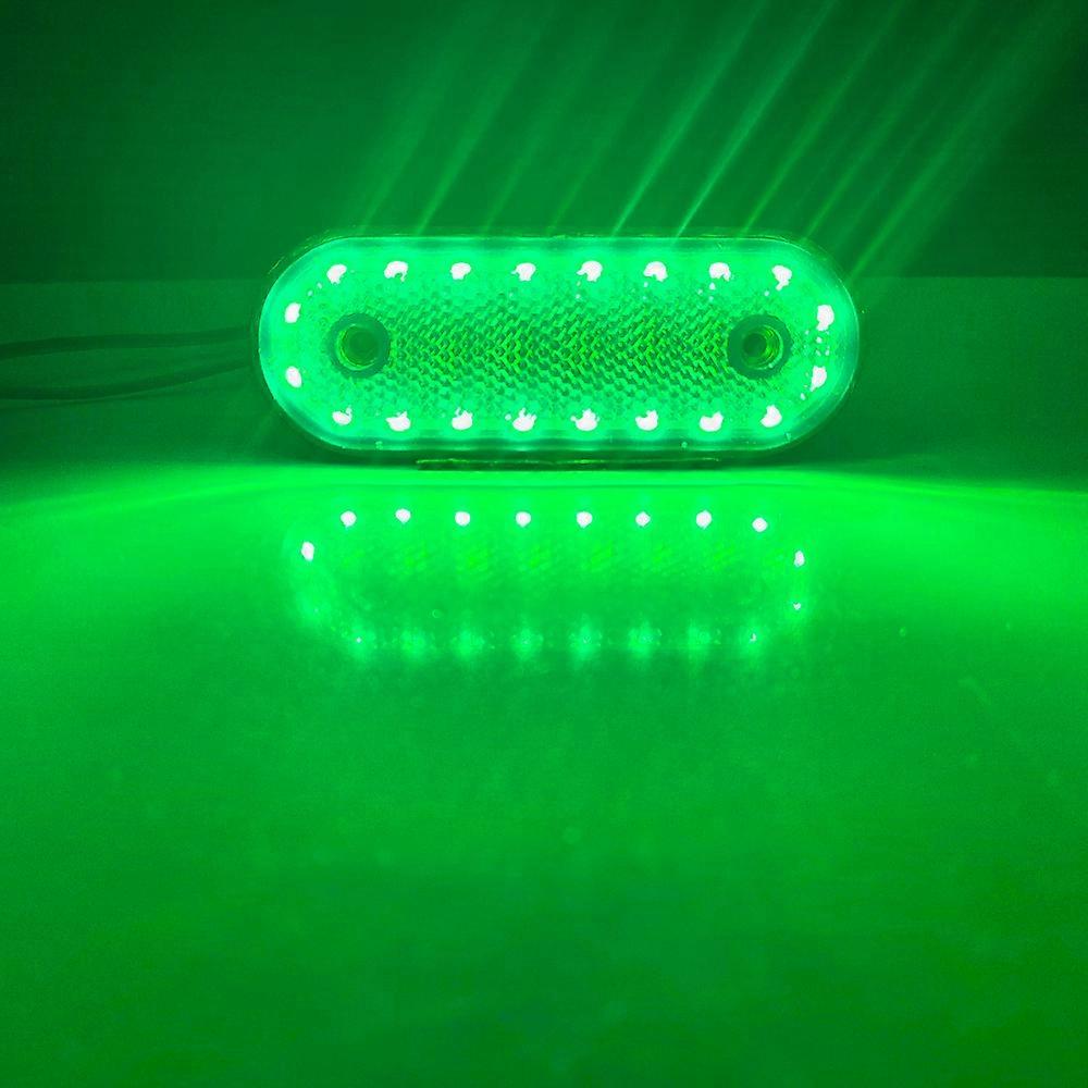 2pcs 20 LED Side Marker car light 24V Clearance Lamp avan 12V Indicator Tail car light Truck RV Trailer Lorry Pickup Boat