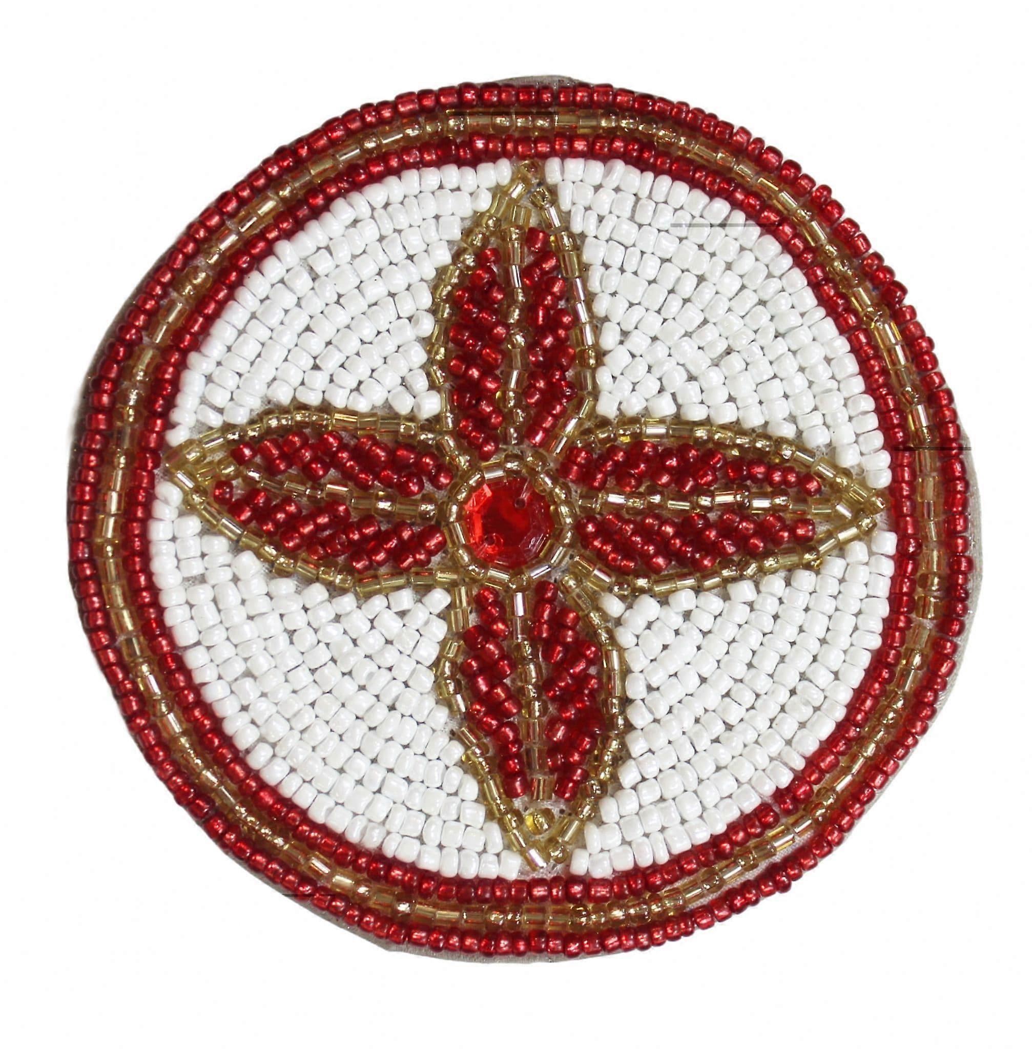 Festive Poinsettia Christmas Set of 4 Coasters