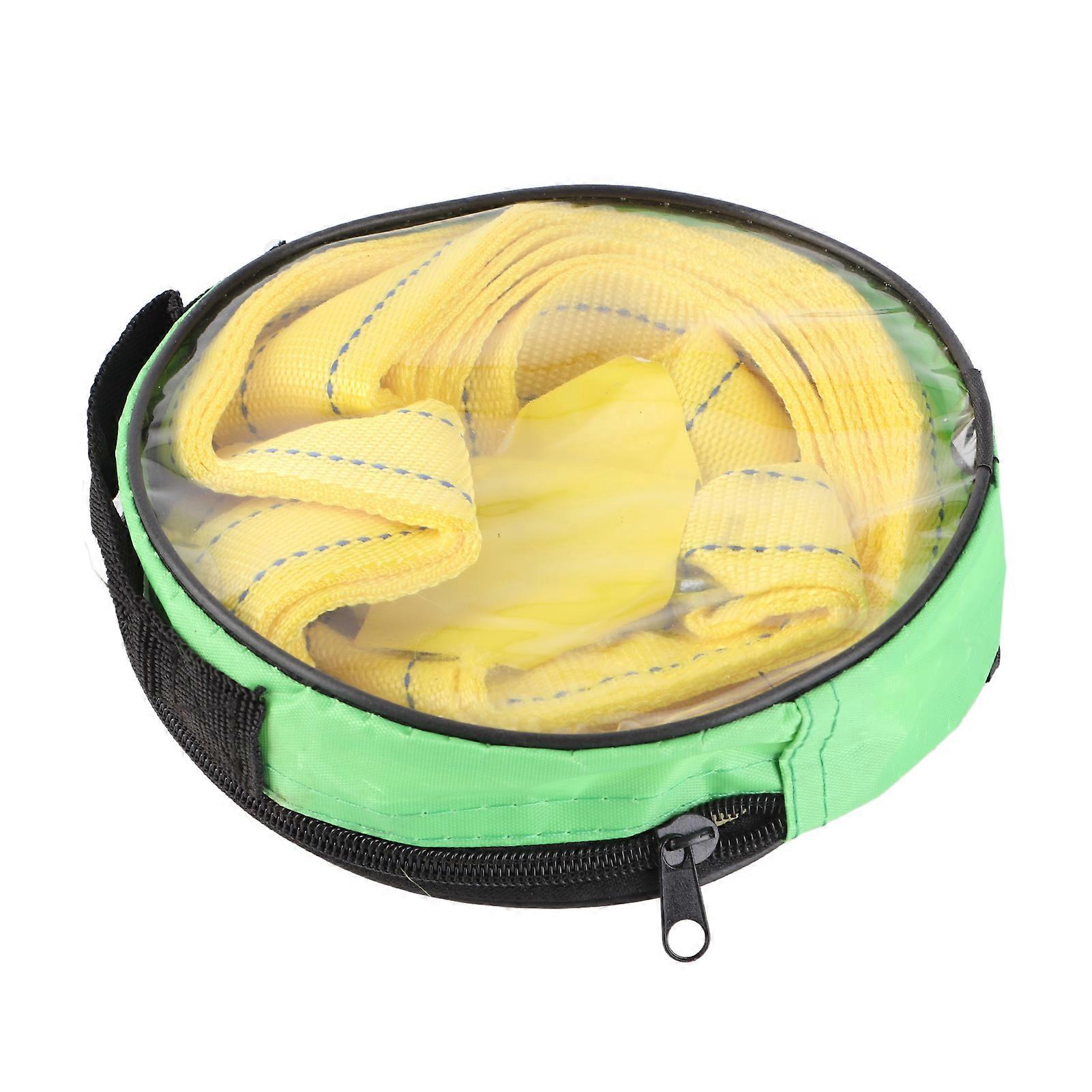 4 Meter Load 5 Ton Car Trailer Towing Rope Strap Tow Cable with Hooks Emergency Vehicle Tool