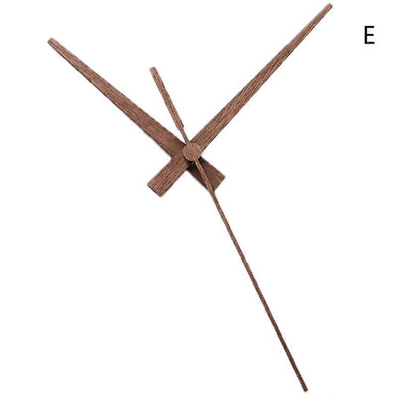 1PC DIY Wooden Pointers Wall Clock Hands Clock Needle Quartz Replace Parts Brown Color