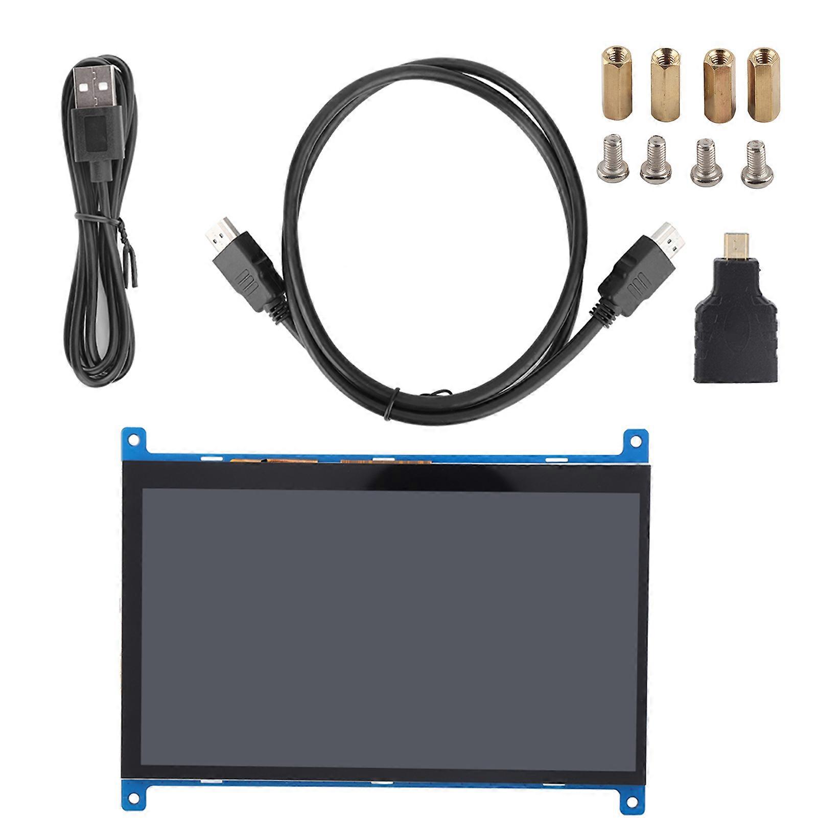 Écran tactile capacitif IPS avec grand angle de vision pour Raspberry Pi 4B/3B