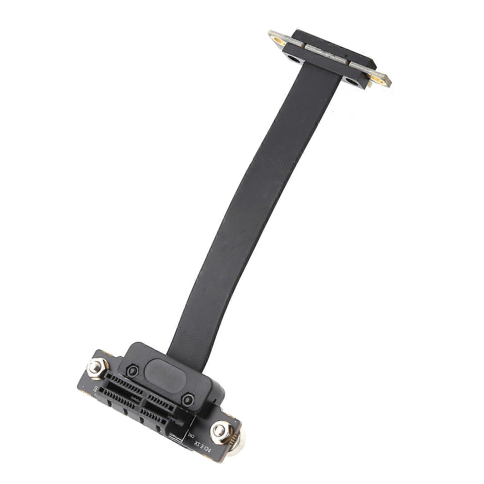Extension Cable PCI?E 1X Dual 90 Network Adapter with LED Indication Magnetic Pad