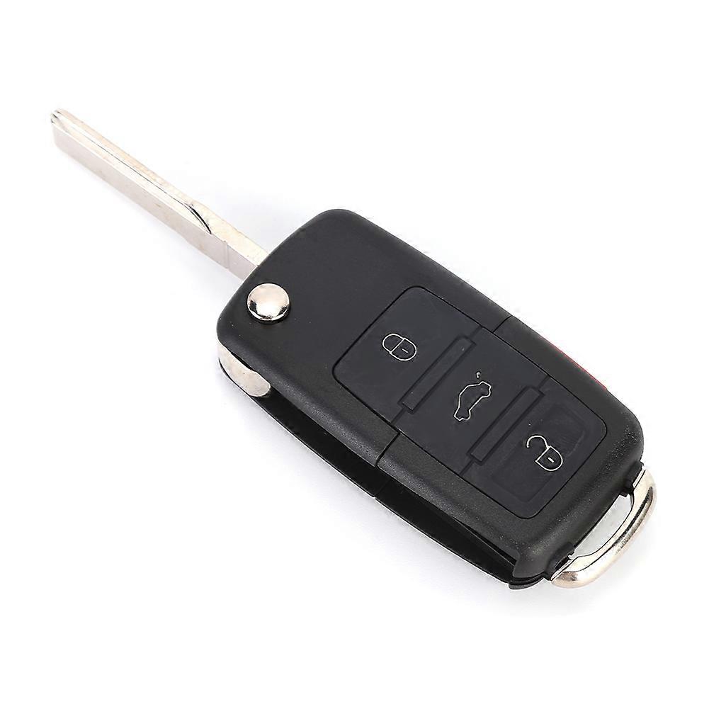 4 Buttons Remote Flip Car Key Shell Replacement Car Key Case Cover Fit for Passta 1998-2001