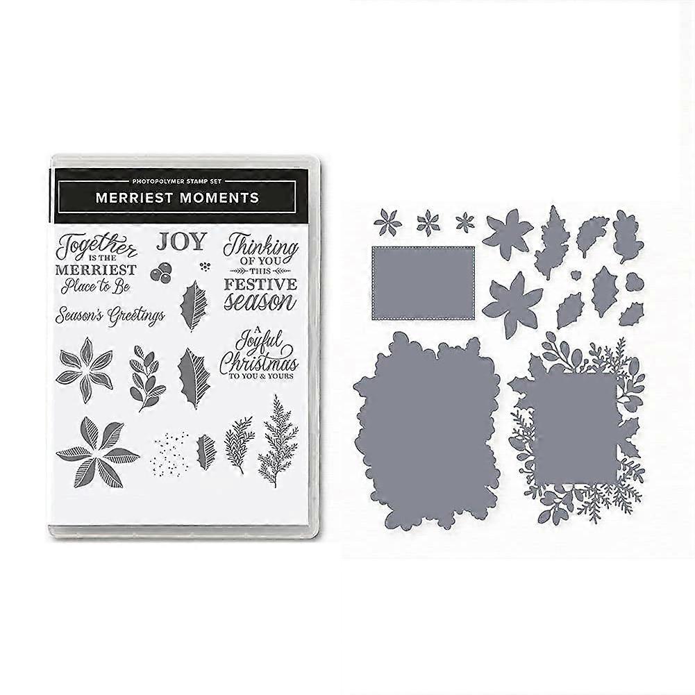 Flower Clear Stamps Cutting Dies DIY Scrapbooking Cards Dies Seal Scrapbook Photo Album Paper Card
