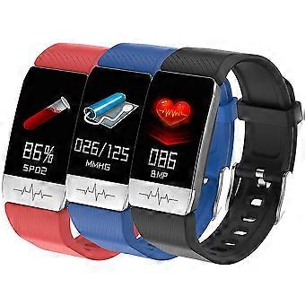 Monitoraggio della pressione sanguigna della frequenza cardiaca Orologio Braccialetto Misurazione della temperatura completa