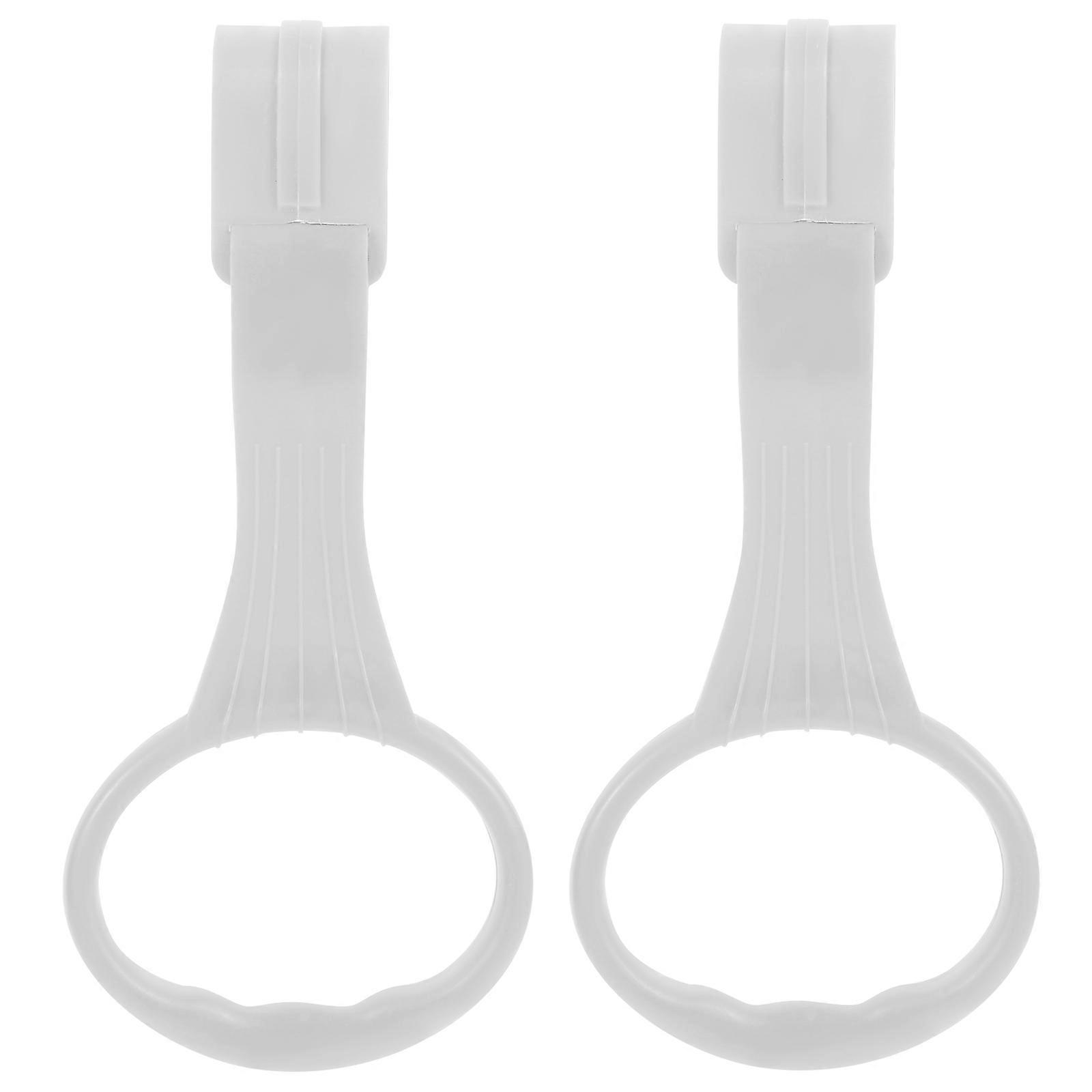 1 쌍 휴대용 아기 침대 스탠드 업 반지 아기 침대 교수형 반지 유아 당김 반지 걷기 운동을위한