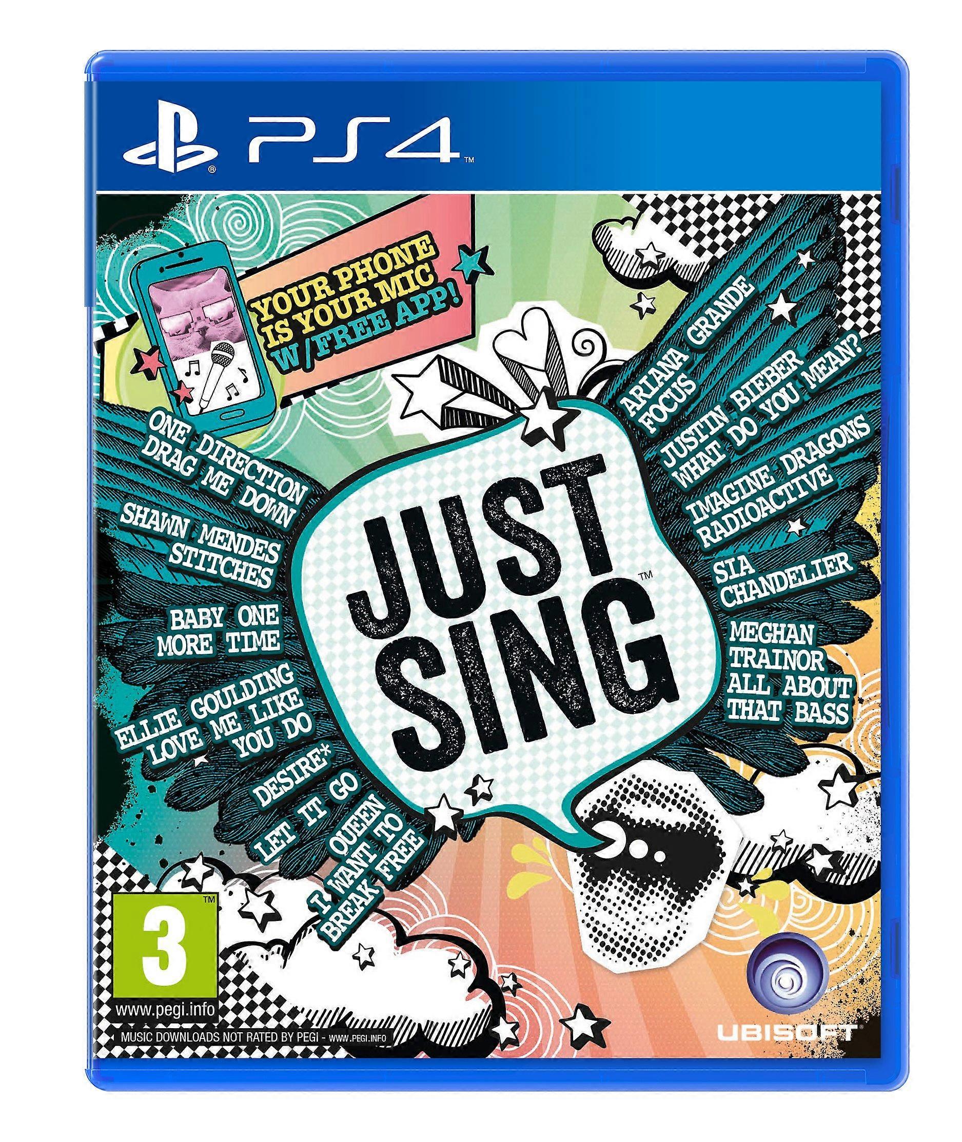 Just Sing (PS4) - New & Sealed