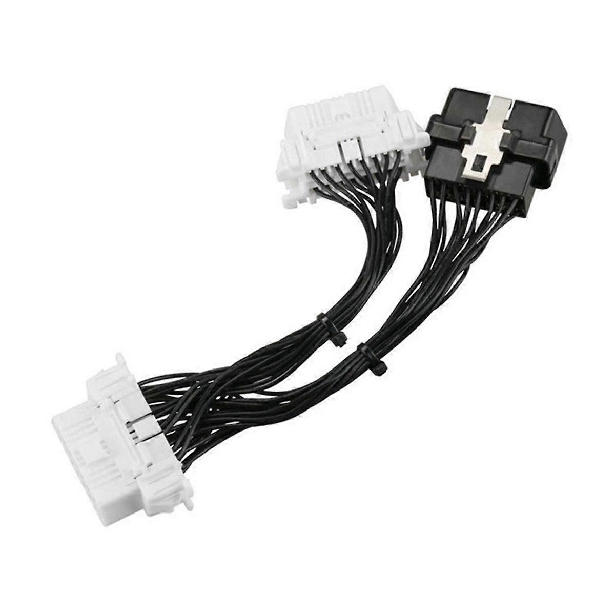 16 Pin OBD2 OBDii OBD2 Splitter Extension Cable One Male to Two Female Y Cable OBD2 Splitter Extens