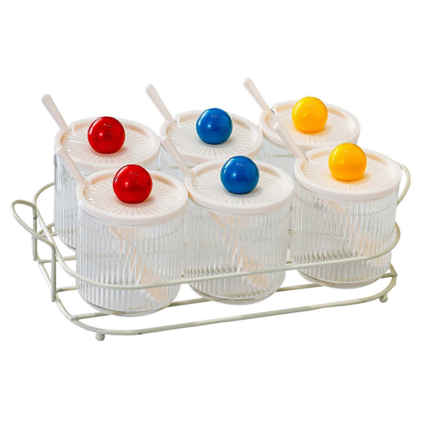Condiment Container Kitchen Utensils Kitchen Condiment Storage Set Clear
