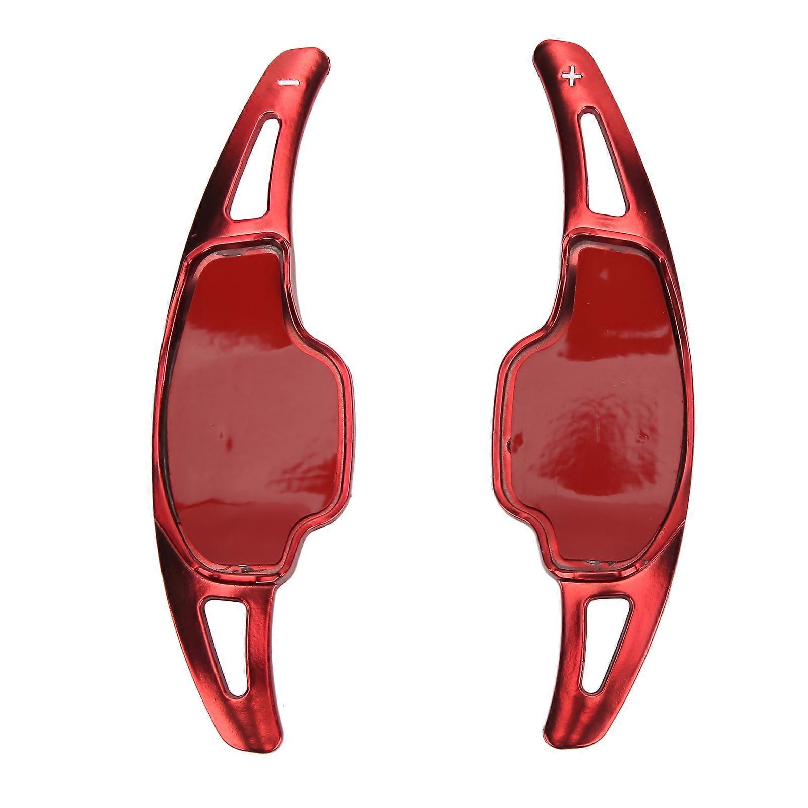 2pcs Steering Wheel Shift Paddle Extension Red ABS Replacement for XT5 CT6 YEMAA