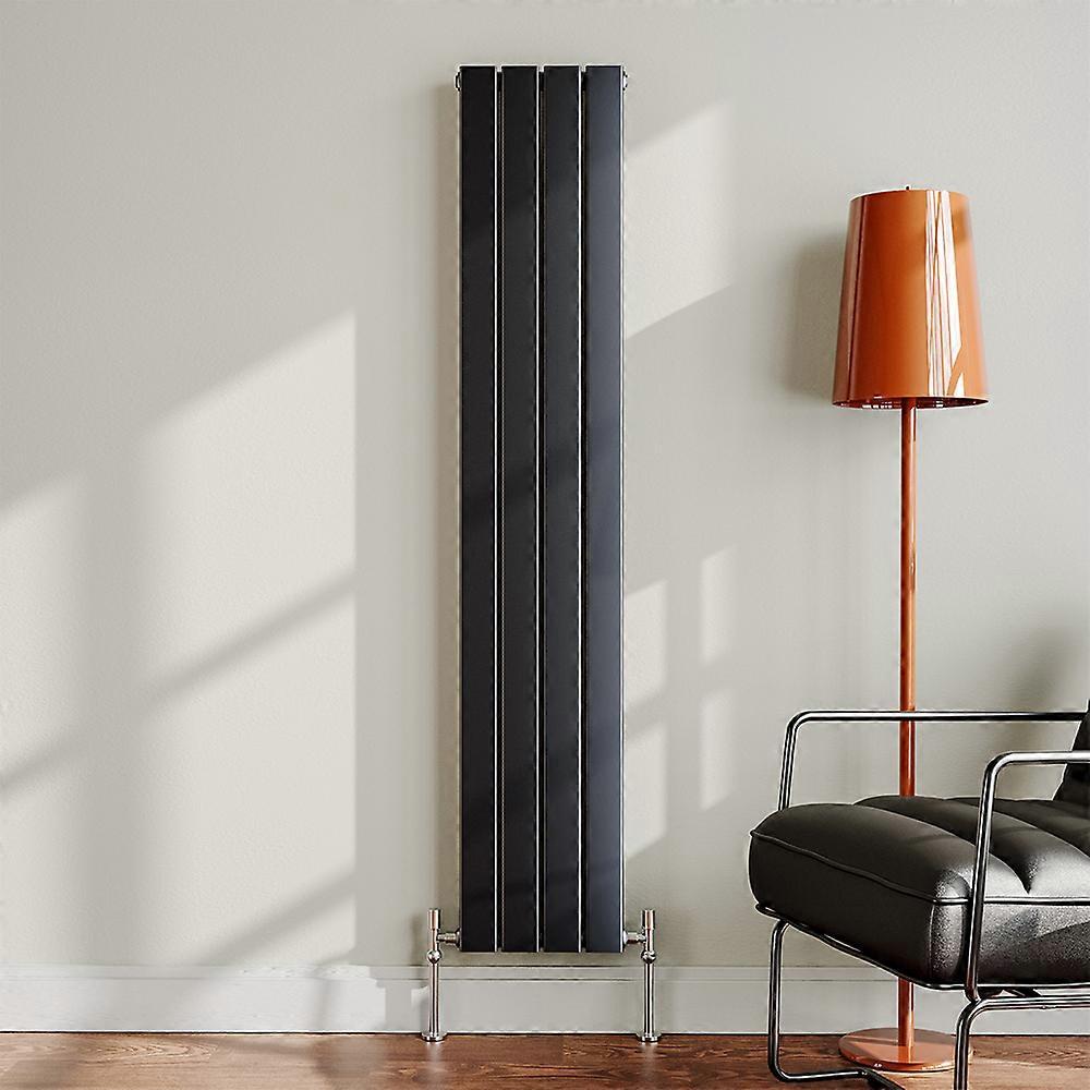 Flat Panel Vertical Radiator Modern Central Heating Anthracite Single Double Column