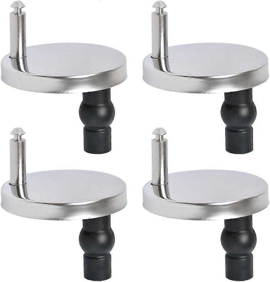 4 kpl yleinen WC-istuimen saranat Ruostumaton teräs WC-istuinruuvit Pikalukituksen yläosan vaihto