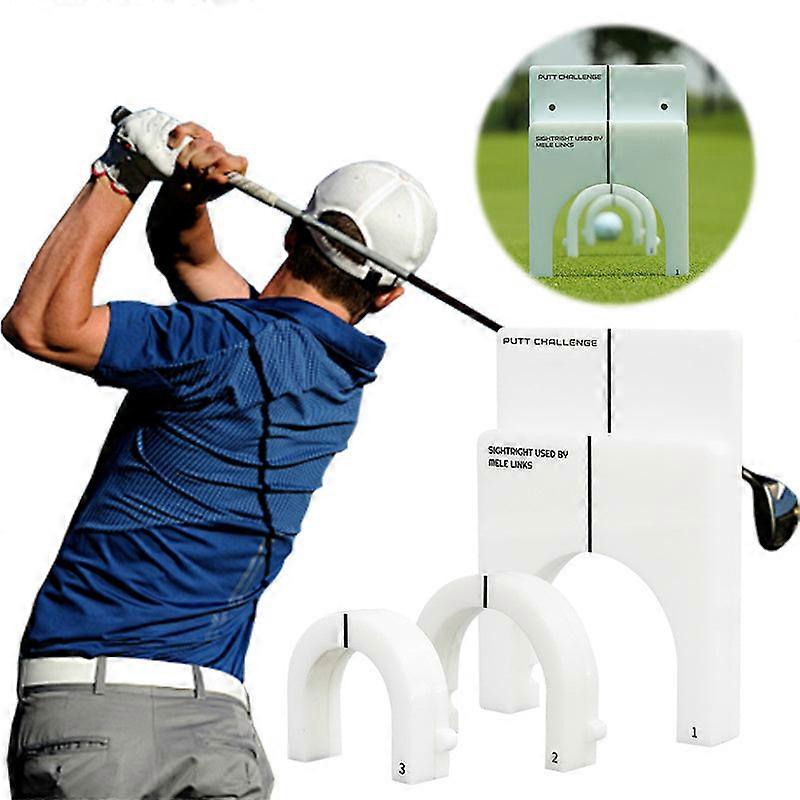 Putting Training Aid 3 Different Size Stroke Gates Acrylic Alignment Practice Tool Golf Gear