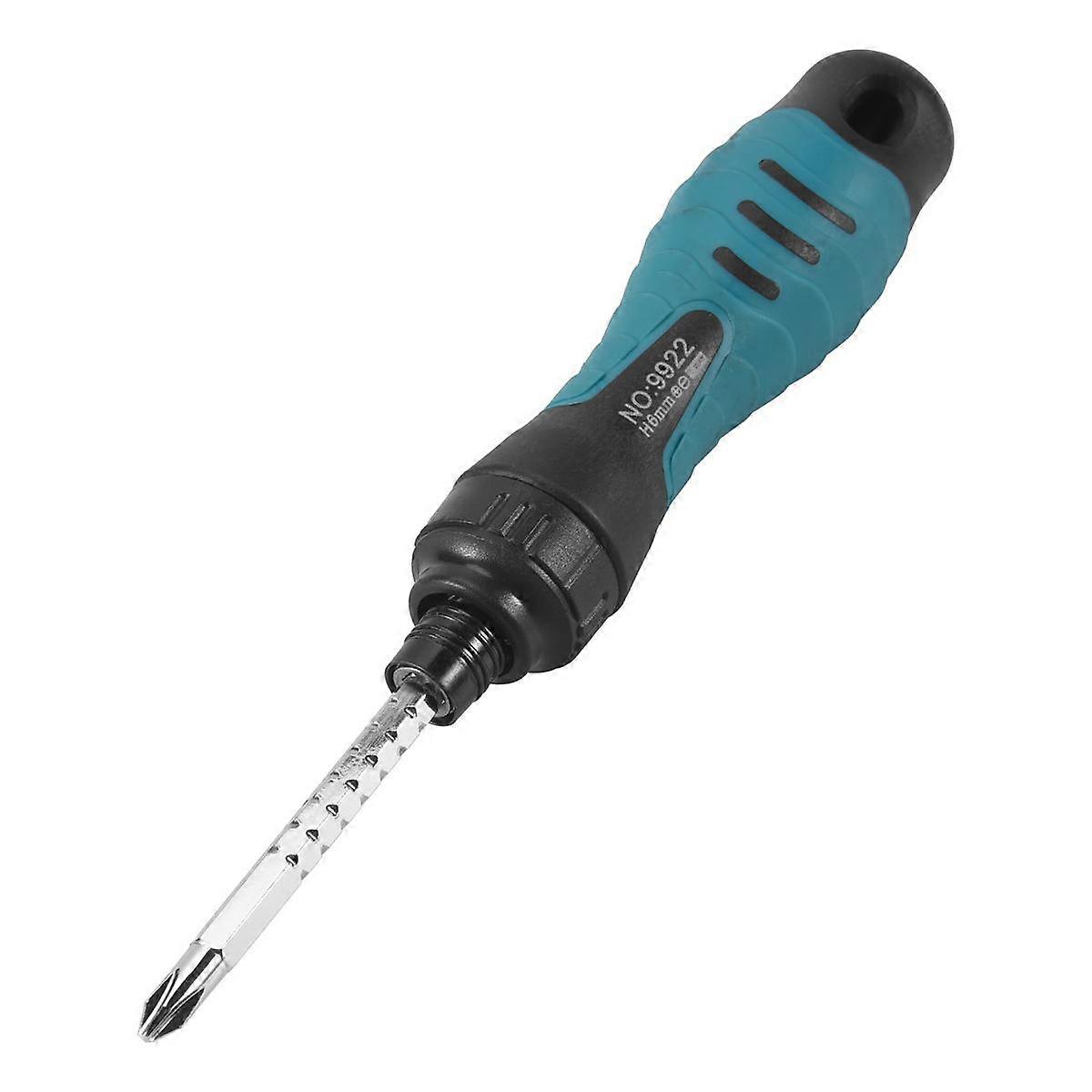 2in1 Precision Adjustable Ratchet Screwdriver Set Two-Way Slotted Magnetic Screwdriver Bits