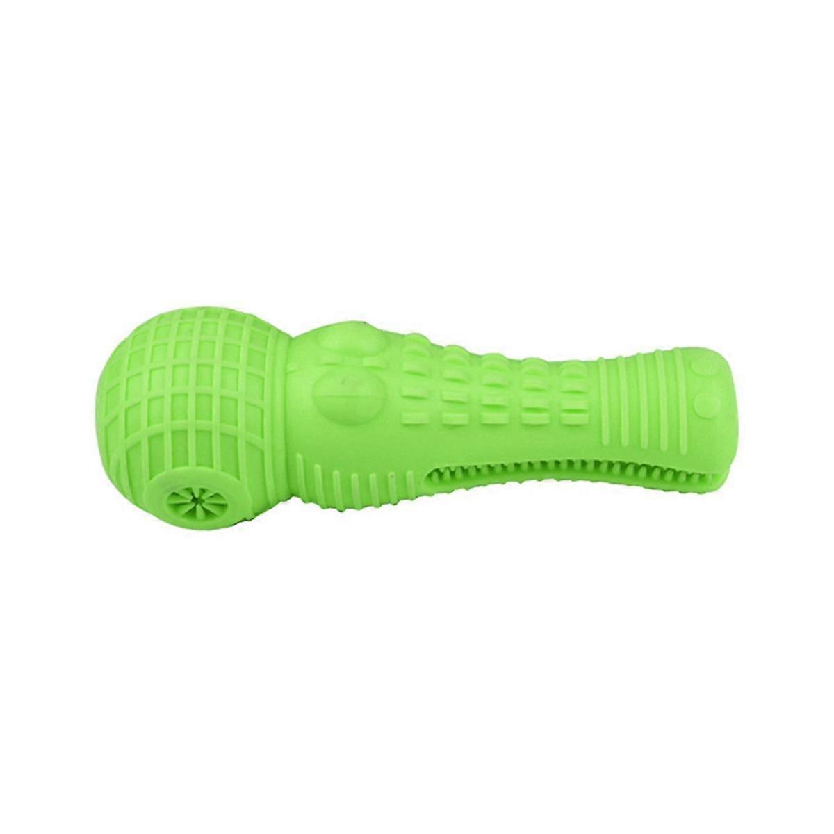 Dog Toy Gnawing Simulation Crocodile Molar Stick Dog Toothbrush Vocal Teeth Cleaning Green