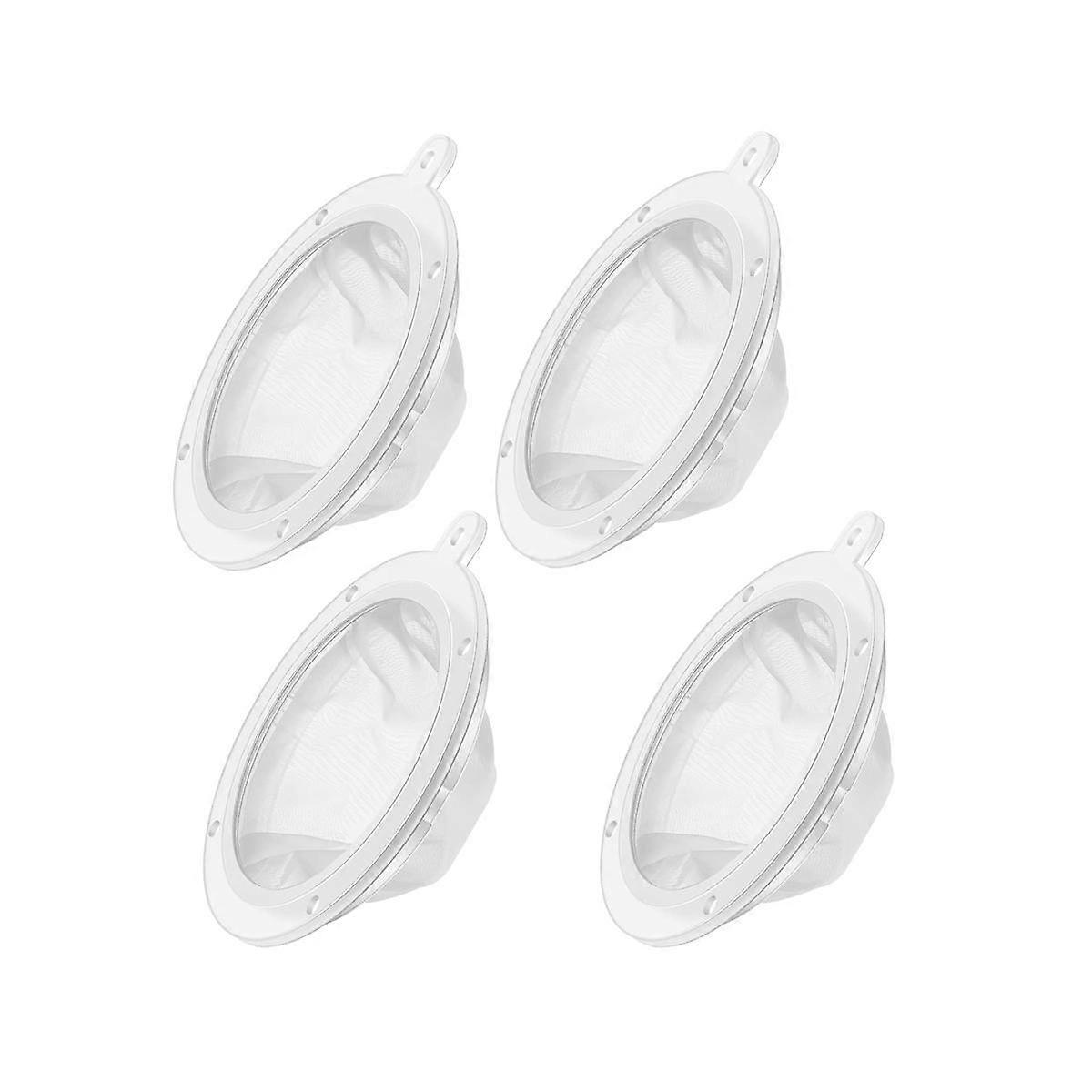 4Pcs 200 Mesh Food Filter Strainer Sieve Fine Mesh Nylon Mesh Colander Plastic Mesh Sieve for Filte