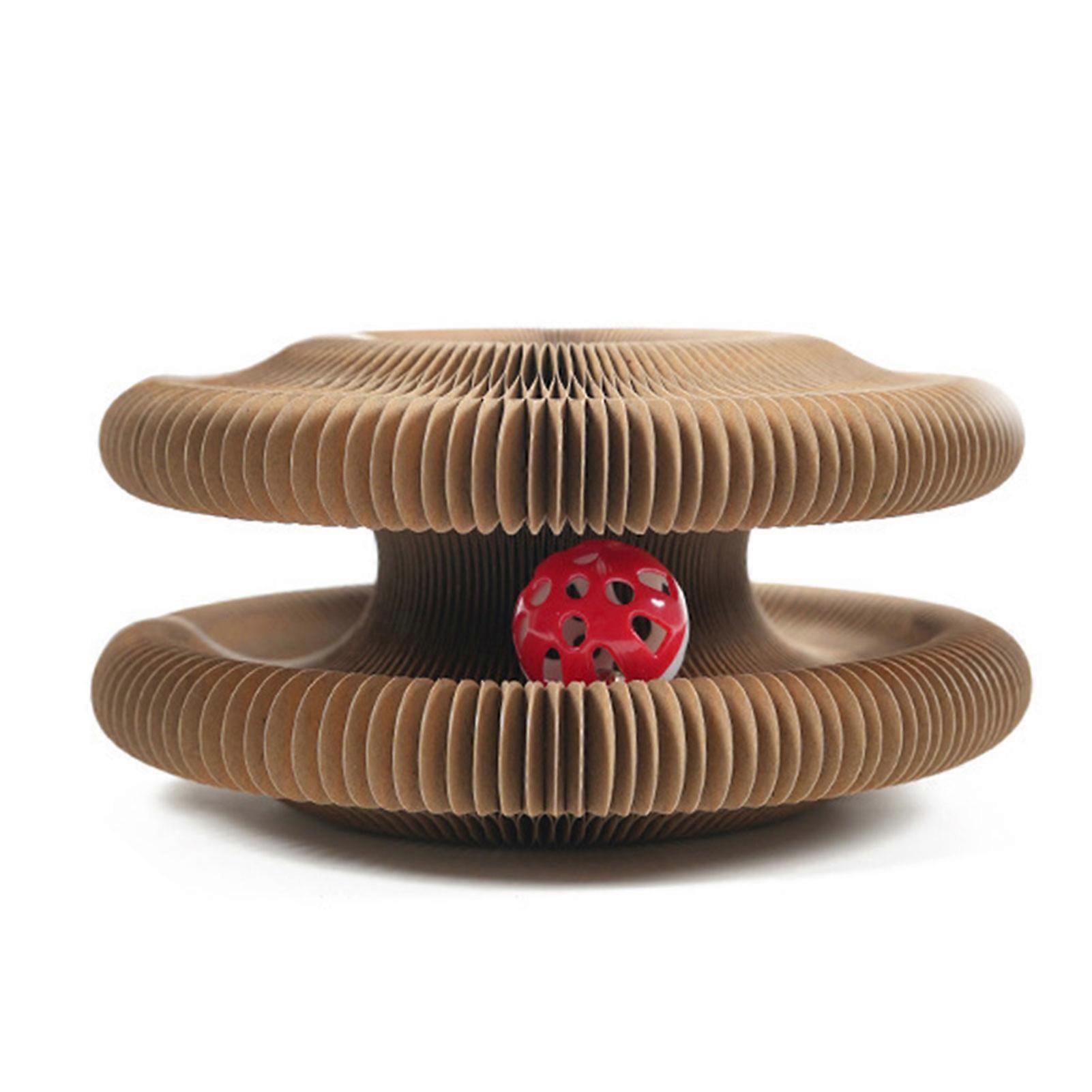 Hilarious Cat Scratching Toy Board Accordion Style Cat Scratching Board Foldable Funny Pressure Relief Toy