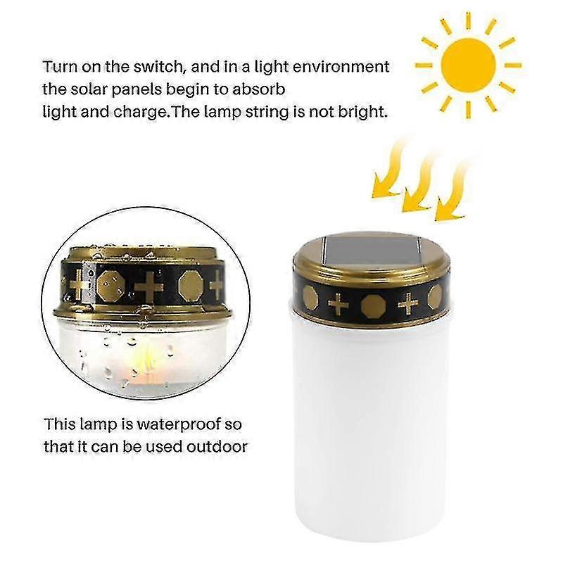 For Cemetery Solar S With Ing Led 1pcs