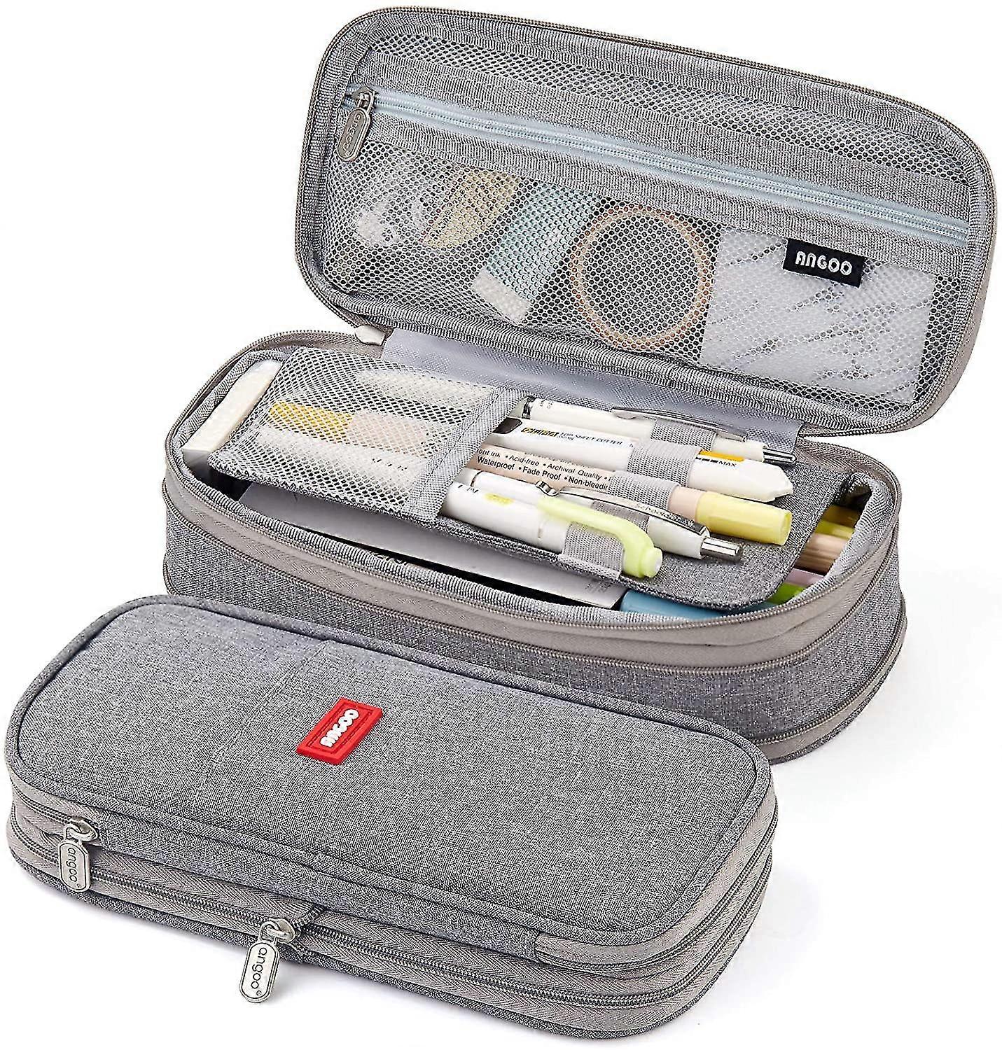 Big Capacity Pencil Pen Case Office College School Large Storage