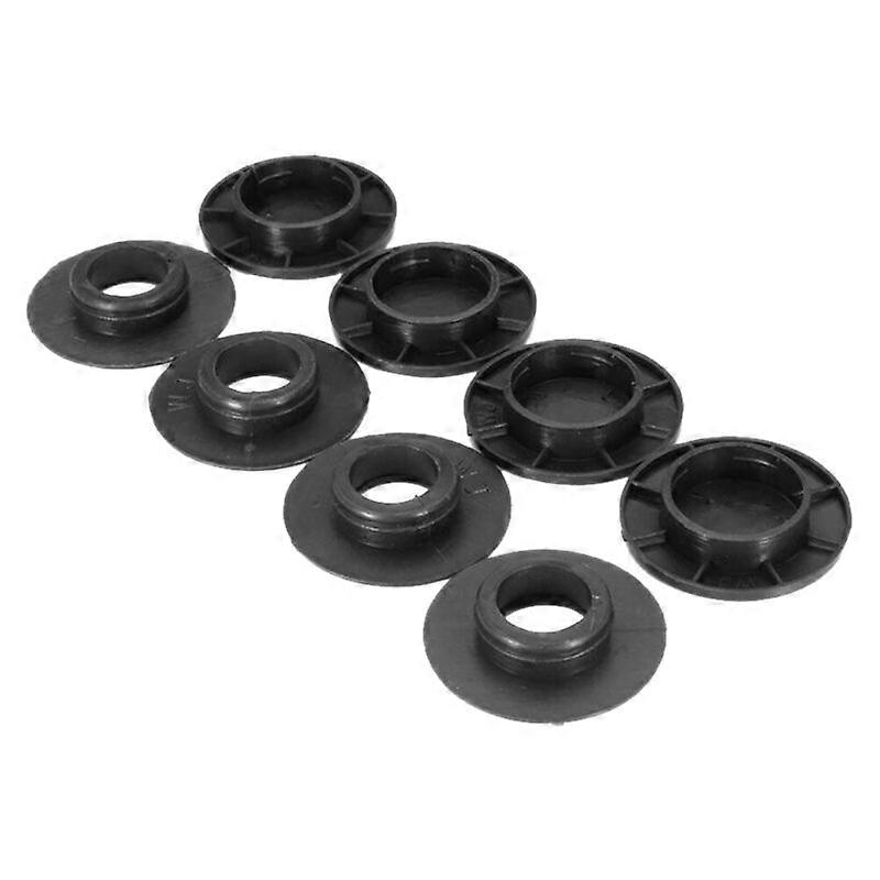 4X Bilmatte Teppe Gulv Festeklemmer Grep Fin Svart For - 6680520