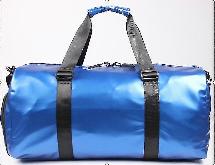 Big Travel Bag With Compartments Waterproof Environmentally Friendly Dark Blue