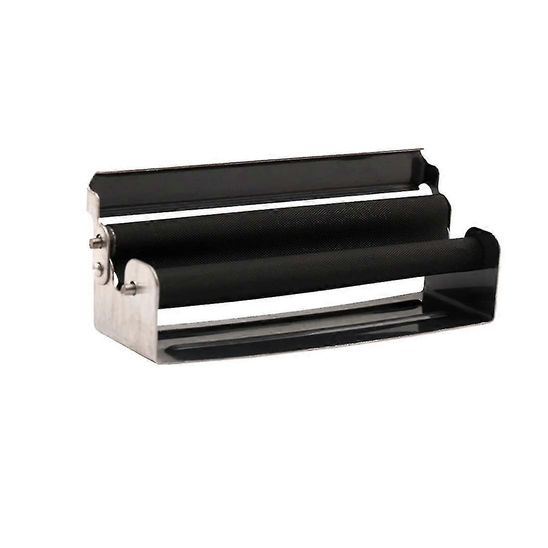 1 Stück Tabakroller, manuelle Zigarettenroller, 70 mm, tragbare Tabakinjektorroller, Metall, schwarz