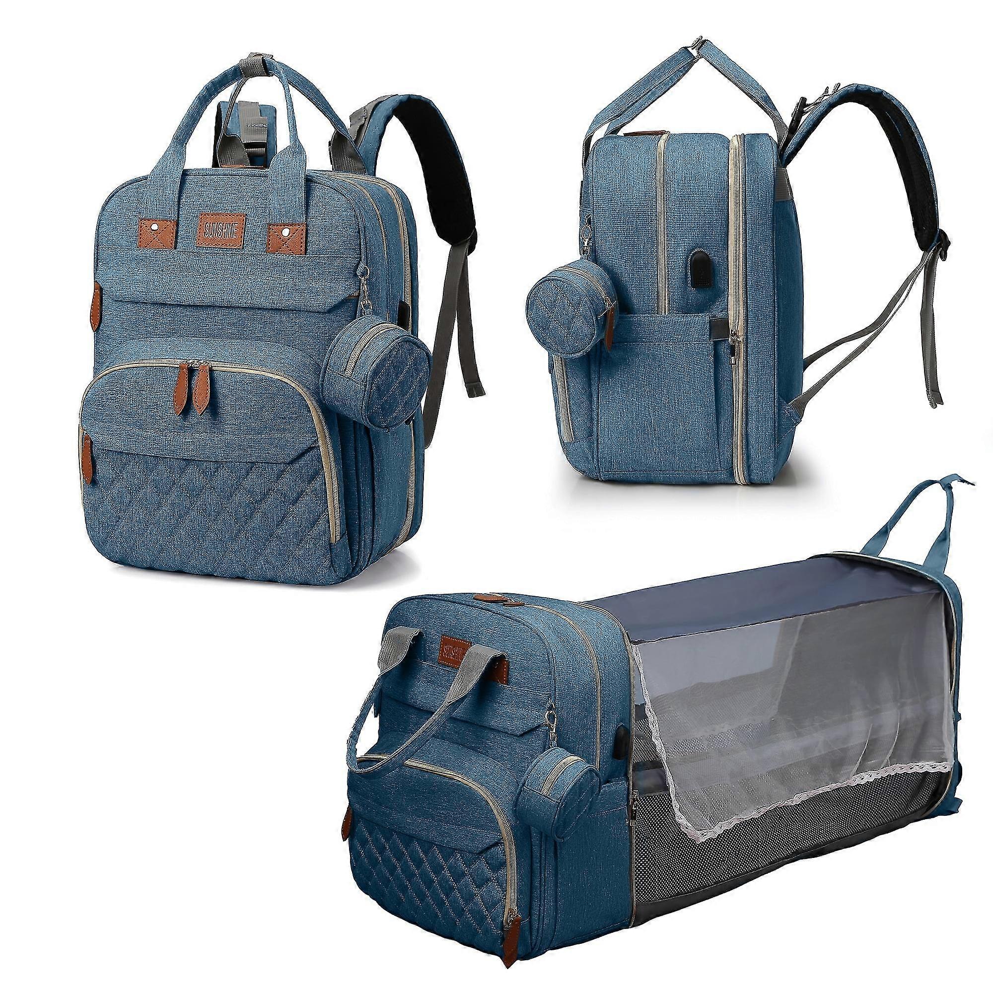 Diaper Bag Backpack With Changing Station B2 ZD V