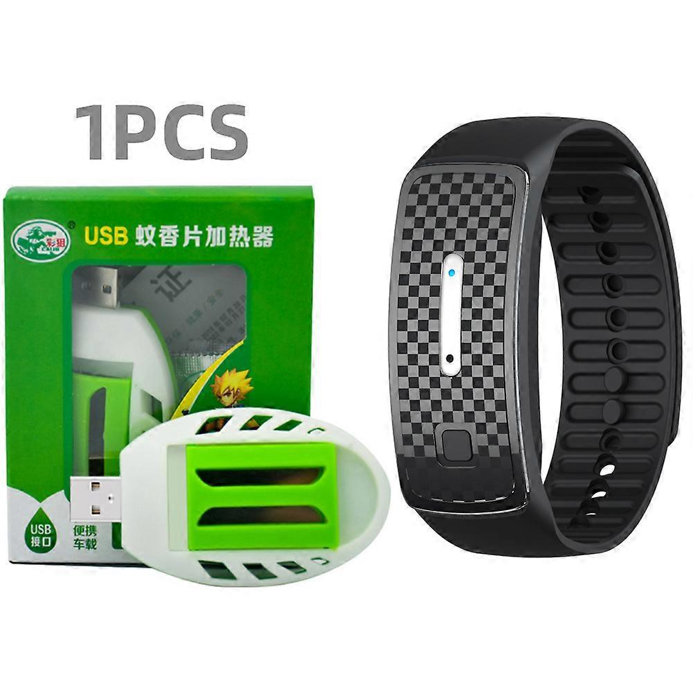 Ultrasonic Anti Mosquito Insect Pest Bug Repeller Repellent Bracelet Watch Wrist -GSL