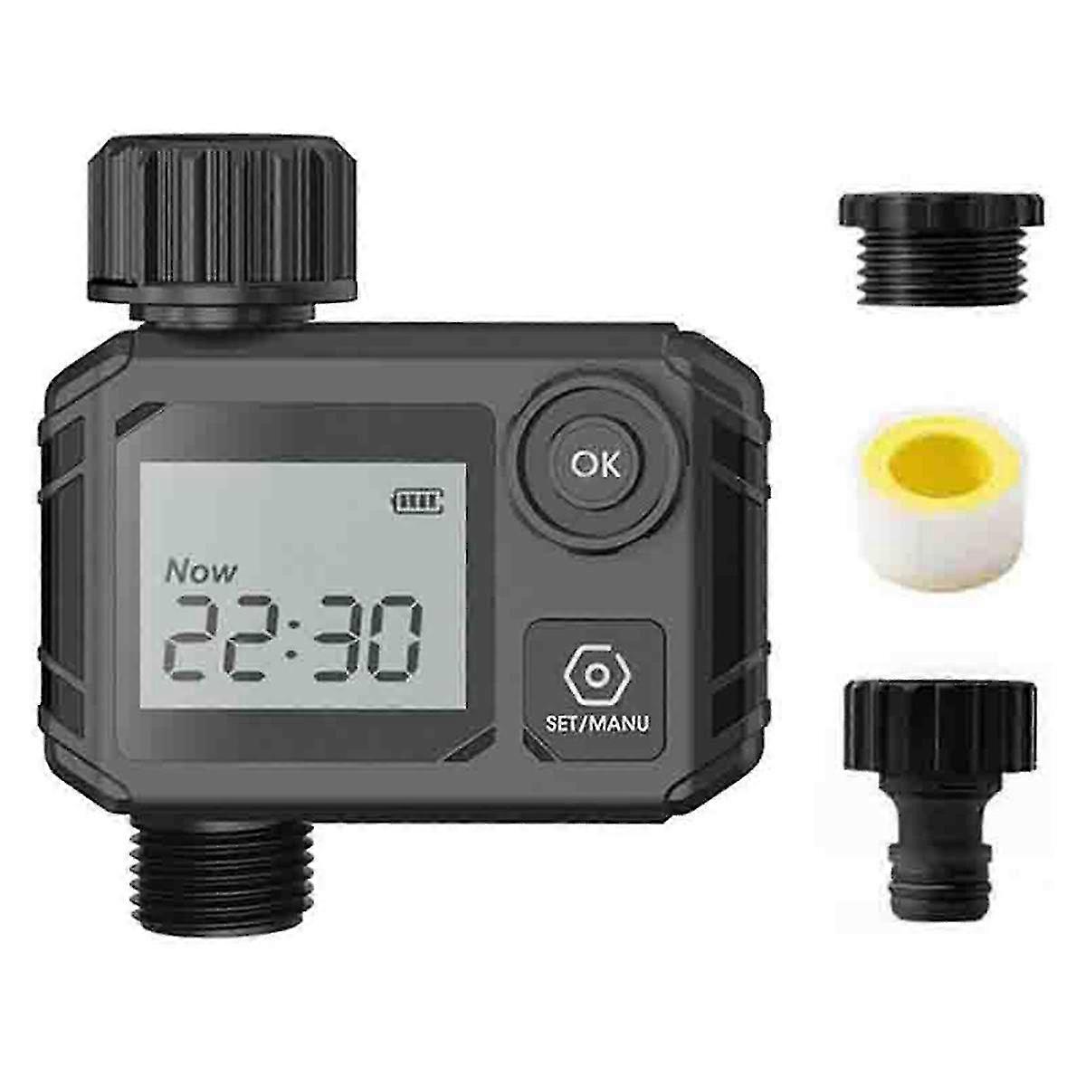 Großbild-Display Gartenbewässerungstimer Bewässerungssteuerung Digital programmierbares Wasserhahnbewässerungssystem