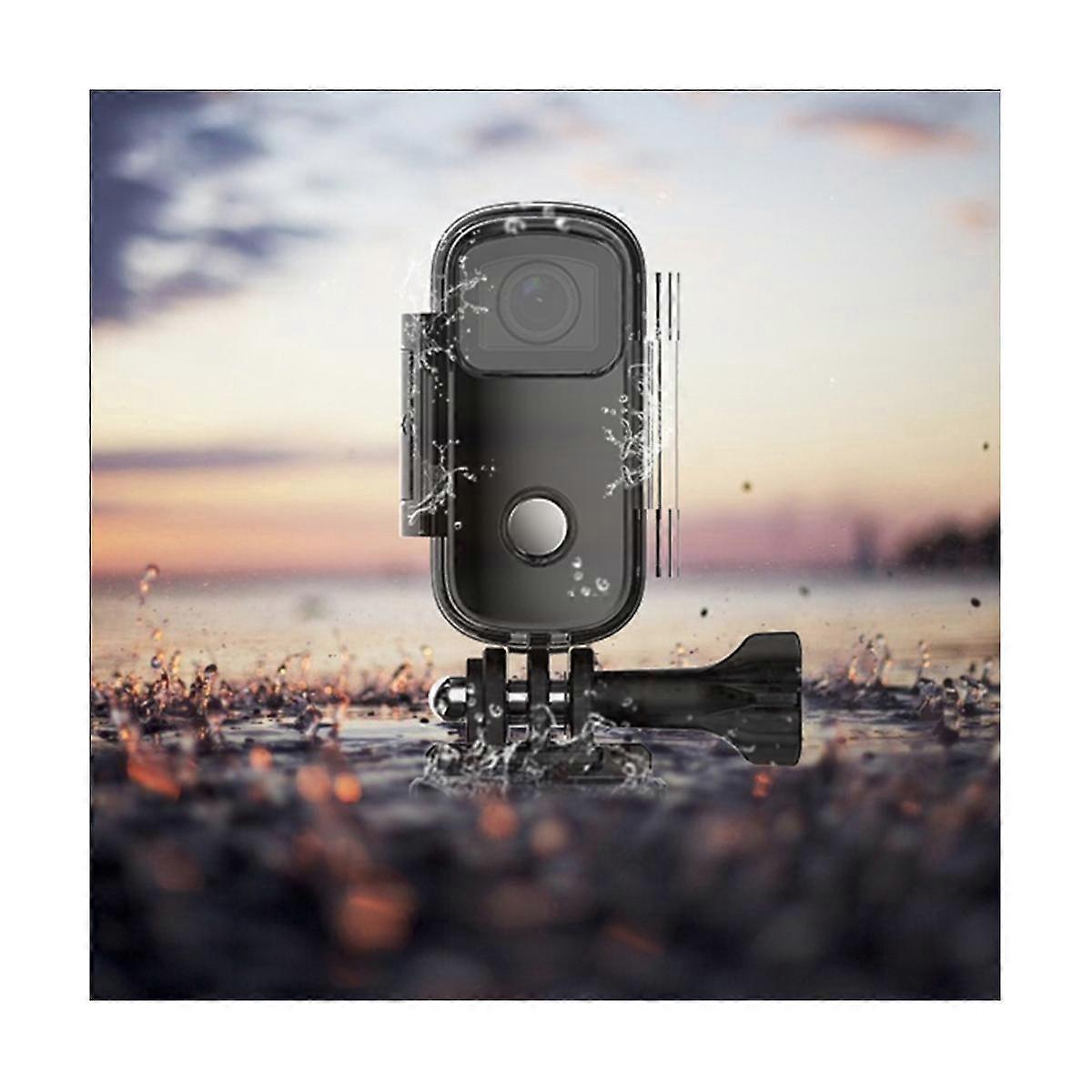 C100 Action Camera Recorder DV Anti-Shake Waterproof Skiing Motorcycle Helmet Vlog Thumb Sport Cam