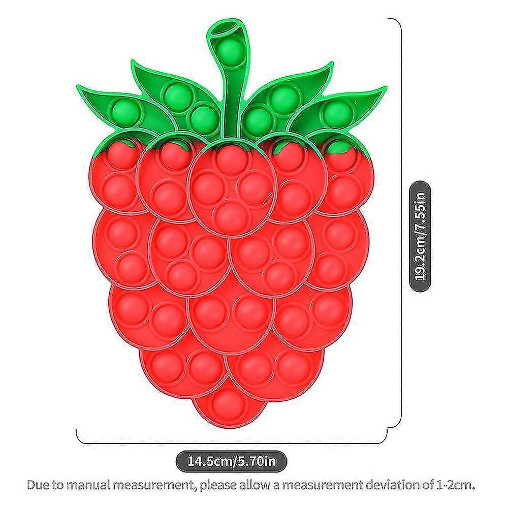 1stk Pop Fidget Legetøj Pops Popping Bubble Sensorisk angst Stress Relief Klem Legetøj Hånd Enkel Dimple Relax Toys B50