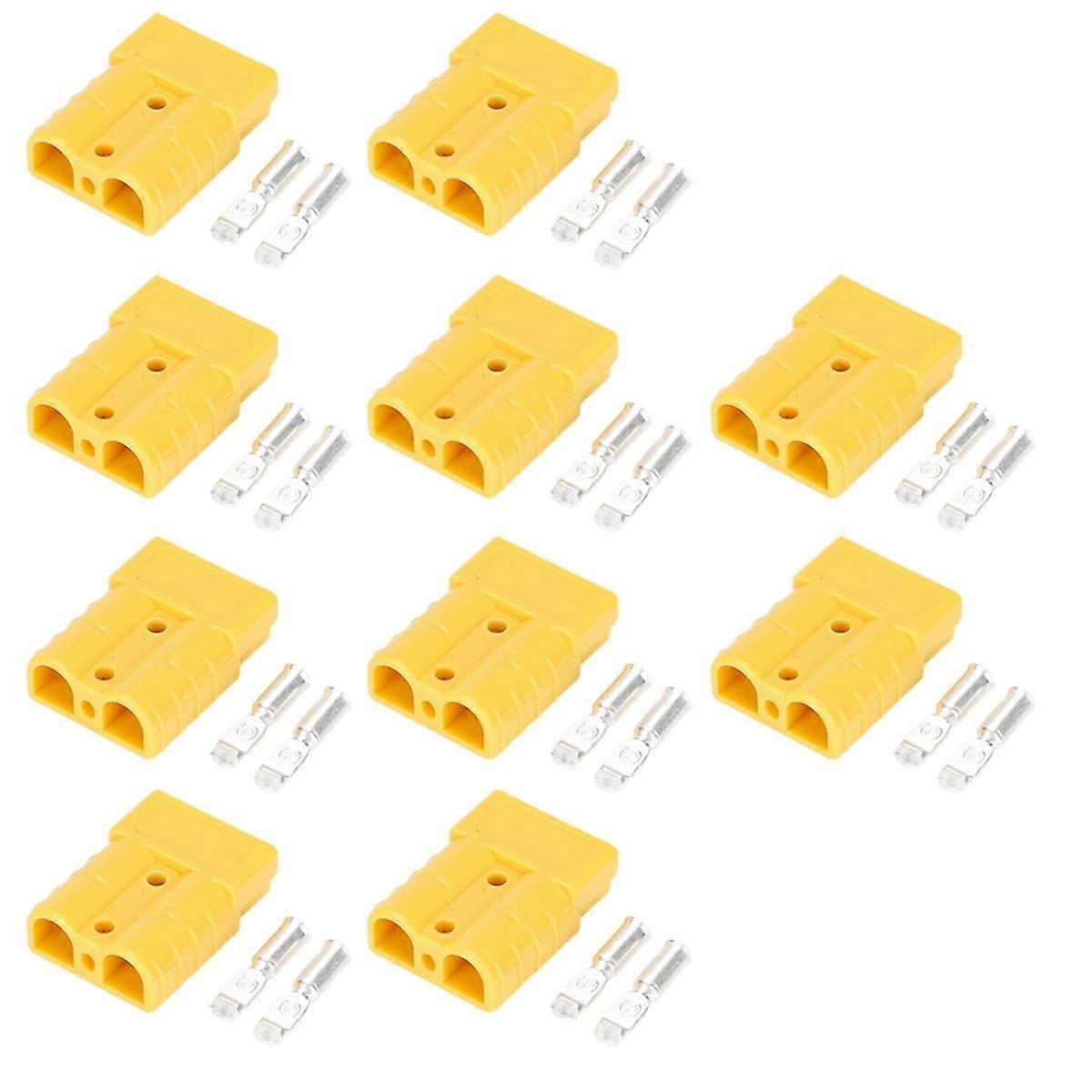 50A High Current Connector for Electric Vehicle Batteries, UPS, Solar Cables, New Energy Plugs Yell