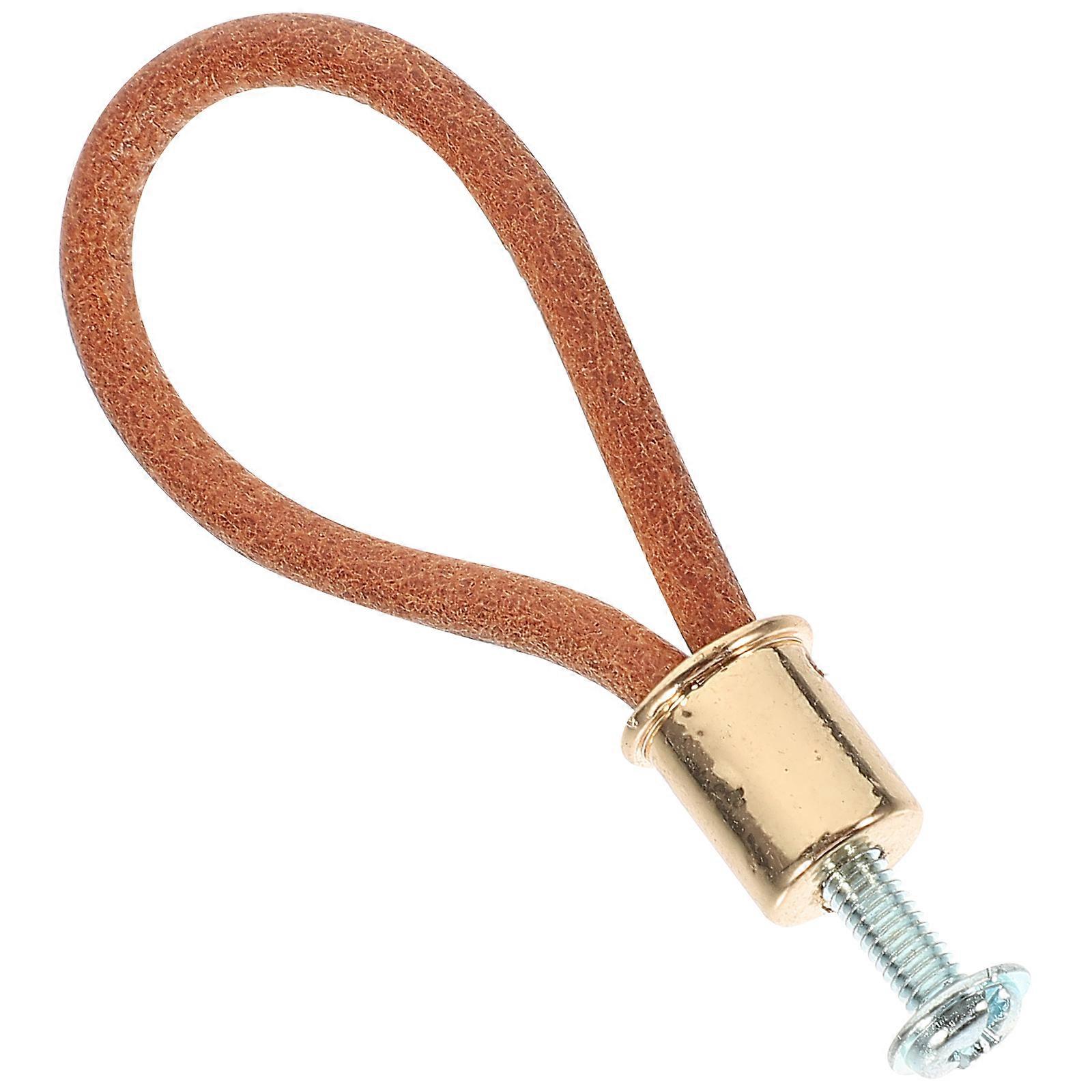 Leather Rope Handle Attic Pull Down Cord Simple Farmhouse Door Knob Door Pull